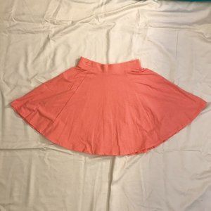 Orange Skater Skirt